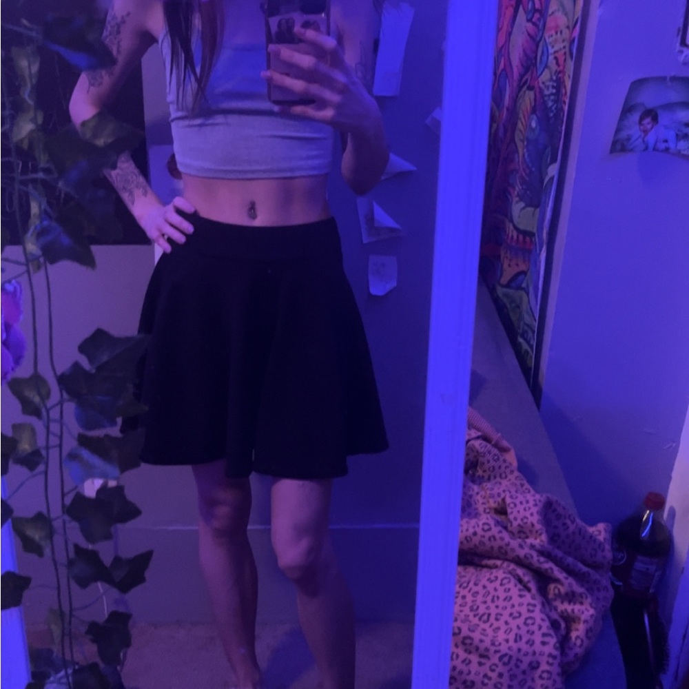 Black Skater Skirt